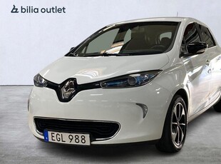 Renault ZoeR110 41 kWh Friköpt batteri Navi B-kamera 2019, Halvkombi