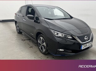 Nissan Leaf62 kWh Tekna BOSE 360° Skinn Rattvärme GPS 2020, Halvkombi