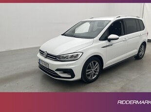 Volkswagen Touran TSI 150hk R-Line 7-sits P-Värm Kamera Drag