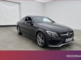 Mercedes C200Benz C 200 Coupé AMG M&K-Värmare Burmester Kamera 2016, Sportkupé