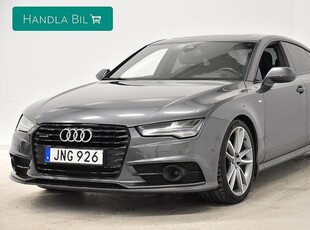 Audi A73.0 TDI V6 Quattro S-Line D-Värm HUD Bose 2017, Sportkupé