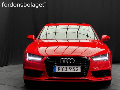 Audi A7 SB 3.0TDI Q 320HK/Drag/Värmare/HUD/Pano/Navi/SE SPEC