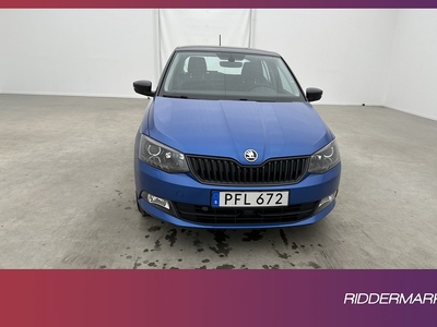 Skoda Fabia 1.2 TSI 90hk Värmare Sensorer CarPlay Välservad