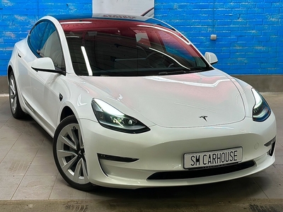 Tesla Model 3 Long Range AWD 440hk Dragkrok Pano V-Hjul