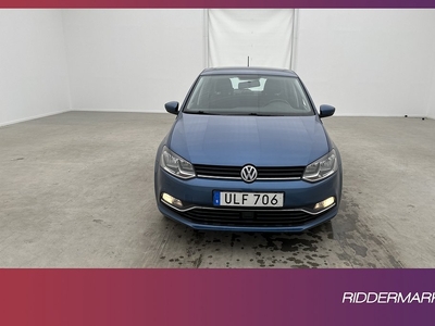 Volkswagen Polo 1.2 TSI 90hk Bluetooth Låg-Årsskatt Välserv