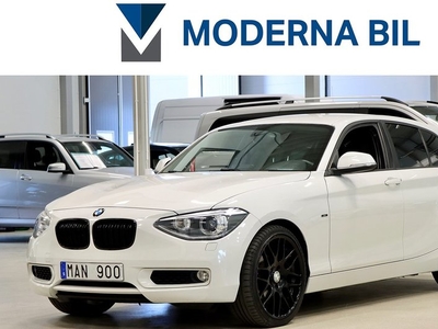 BMW 118d AUTOMAT 19TUM SPORTSTOLAR NYBESIKTGAD 2012, Halvkombi