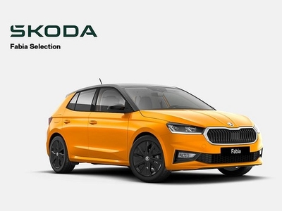 Skoda FabiaSTYLE 1,0 TSI 7 VXL 2023, Halvkombi