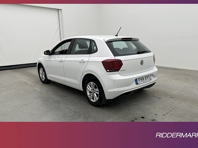 Volkswagen Polo 1.0 TSI 95hk PDC 360kr Skatt 0,43L/mil