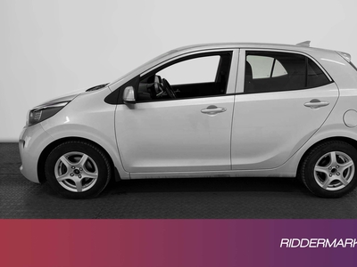 Kia Picanto 1.25 84hk B-kamera P-sensorer CarPlay Rattvärme