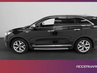 Kia Sorento 2.2 CRDi 200hk AWD 7-sits Drag Skinn Pano 360°