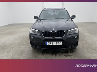 BMW X3 xDrive20d 184hk M Sport HiFi Pano Sensorer Navi