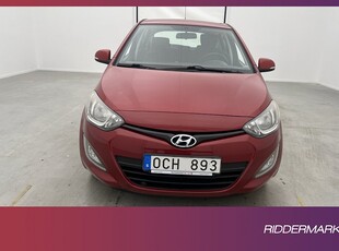 Hyundai i20 1.1 CRDi Blue 75hk Premium Värmare Sensorer