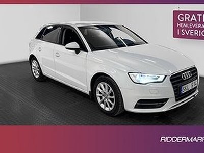 Audi A3 Sportback 2.0 TDI 150hk P-sensor M-Värmare Dragkrok