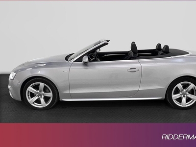 Audi A5Quattro Cabriolet 3.0 TDI Skinn Navi 0.46l mil 2017, Sportkupé