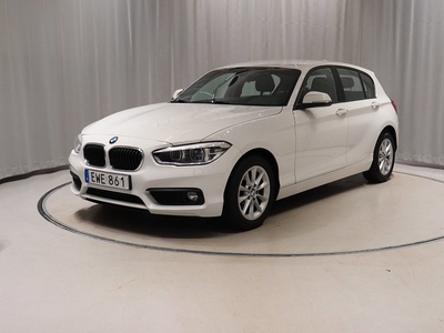 BMW 116d hk Sensorer Bluetooth LED Farthållare 0,37L Mil 2015, Halvkombi