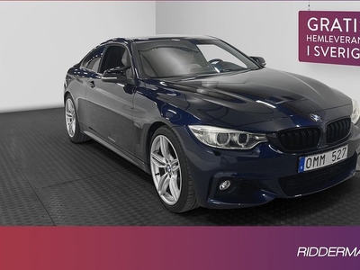 BMW 420d Coupé Luxury Line Skinn B-kamera Navi Keyless 2014, Sportkupé