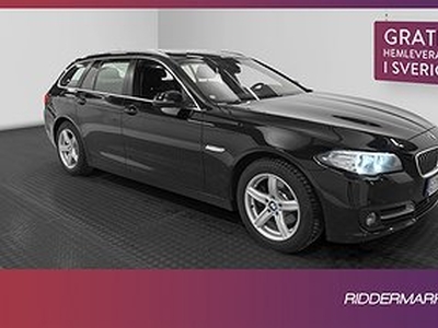 BMW 520 d xDrive 184hk HiFi Skinn Sensorer Dragkrok Välservad