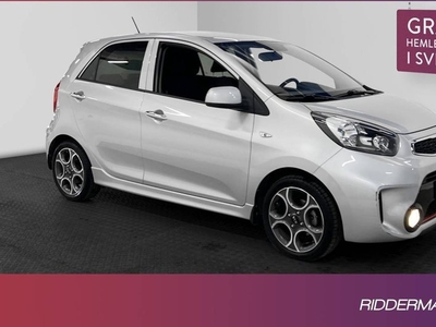 Kia Picanto1.0 GLS Navi Kamera Rattvärme Välservad 2017, Halvkombi