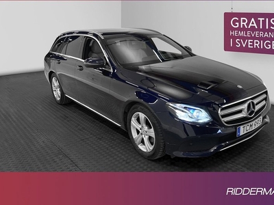 Mercedes E220Benz E 220 T B-kamera Halvskinn D-värme Navi 2017, Kombi