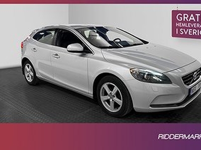 Volvo V40 D2 115hk Momentum Skinn Sensorer Drag Välservad