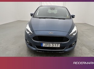 Ford S-Max AWD 190hk ST-Line 7-Sits P-Värm Pano Kamera Drag