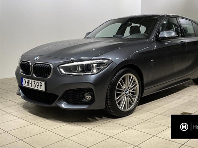 BMW 120Aut M-Sport Läder HiFi LED PDC BSI 2019, Halvkombi