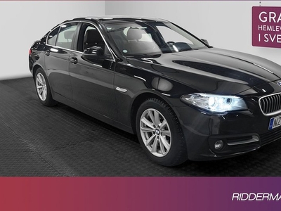 BMW 520d xDrive Sedan En-brukare Pano HiFi Navi Skinn Drag 2014, Sedan