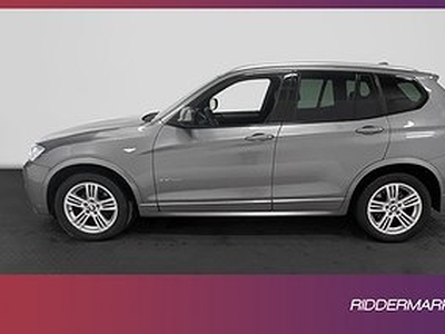 BMW X3 xDrive30d M Sport M-Värmare Kamera Skinn Navigation