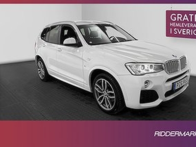 BMW X3 xDrive35d 313hk M Sport Värmare HiFi Sensorer Drag