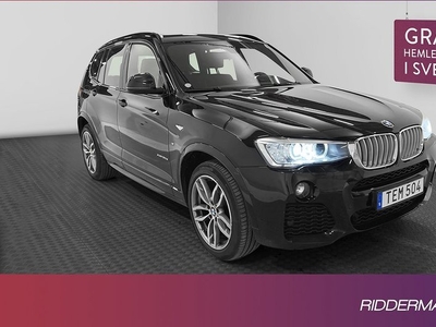 BMW X3xDrive30d M Sport Pano H K Navi Sensorer Drag 2016, SUV