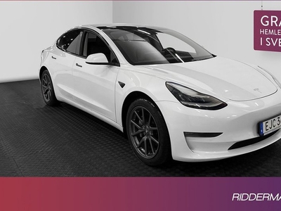 Tesla Model 3Long Range AWD Dragkrok Sv.Såld 2020, Halvkombi