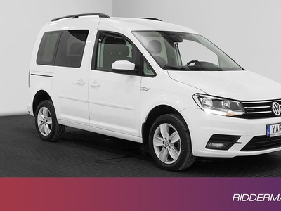 Volkswagen CaddyLife 2.0 DSG 4M D-Värm Skinn Drag 0.54L Mil 2016, Minibuss