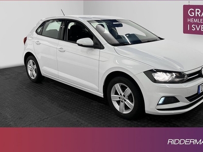 Volkswagen Polo1.0 TSI Låg skatt Välservad 0.46L mil 2018, Halvkombi