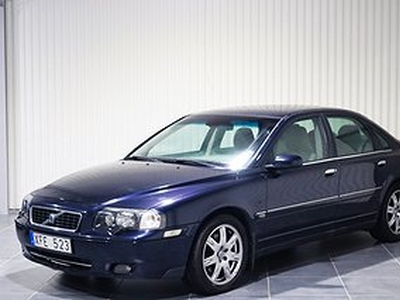 Volvo S80 2.5T Nybesiktad M+S Skinn Graphite Automat