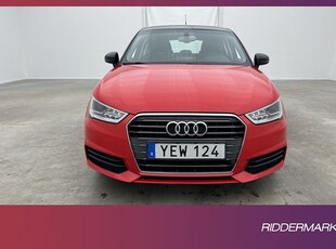 Audi A1 Sportback 1.0 95hk Proline Värm Sensorer 0.42L/Mil