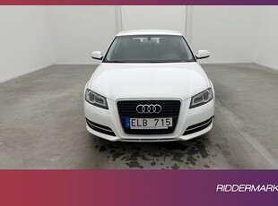 Audi A3 Sportback 2.0 TDI 140hk Värm Farthållare 0,44L/Mil