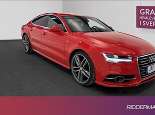 Audi A7Sportback TDI Q S-Line BOSE HUD Värmare Kamera 2016, Sportkupé