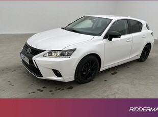 Lexus CT200h 1.8 CVT F Sport Kamera H-Skinn Lågskatt 2017, Halvkombi