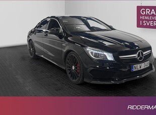 Mercedes CLA45 AMGBenz CLA 45 AMG 4M Pano Skalstolar H K Kamera 2014, Sportkupé