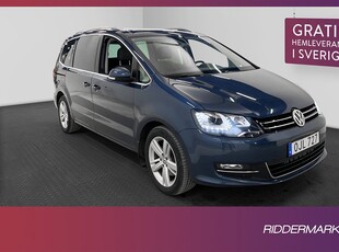 Volkswagen Sharan 4M 184hk Premium 6-Sits Pano Värm Eldörr