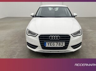 Audi A3 Sportback TFSI 110hk Sensorer Farthållare 0,43l/Mil