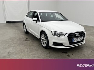 Audi A31.0 TFSI Comfort Sensorer BT Keyless Välservad 2017, Halvkombi