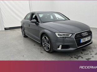 Audi A3Sedan 40 TFSI Q Proline Sensorer Adaptiv-fart 2019, Halvkombi