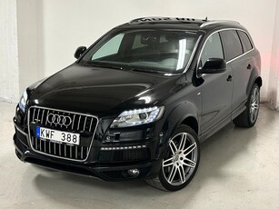 Audi Q7 3.0 TDI Quattro S-line / Värm / Pano / Drag / 7-sits