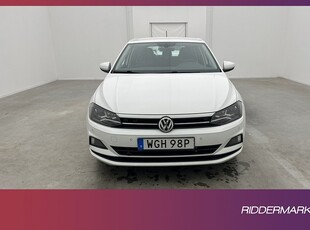 Volkswagen Polo 1.0 TSI 95hk Sensorer CarPlay Farthållare