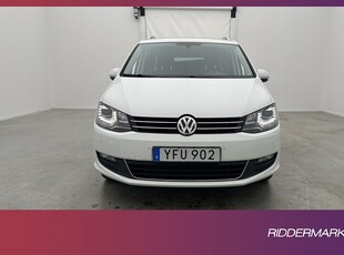 Volkswagen Sharan 150hk Premium 7-Sit Värm El-Dörr Pano Drag