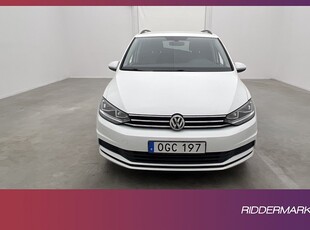 Volkswagen Touran 1.2 TSI 110hk 7-Sits Kamera CarPlay Drag