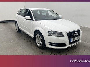 Audi A3 Sportback TDI 105hk Attraction Sensorer Farthållare