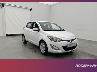 Hyundai i20 1.2 84hk Premium Värmare Sensorer Låg-Skatt