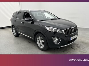 Kia Sorento CRDi AWD 200hk 7-sits Kamera Skinn CarPlay Drag